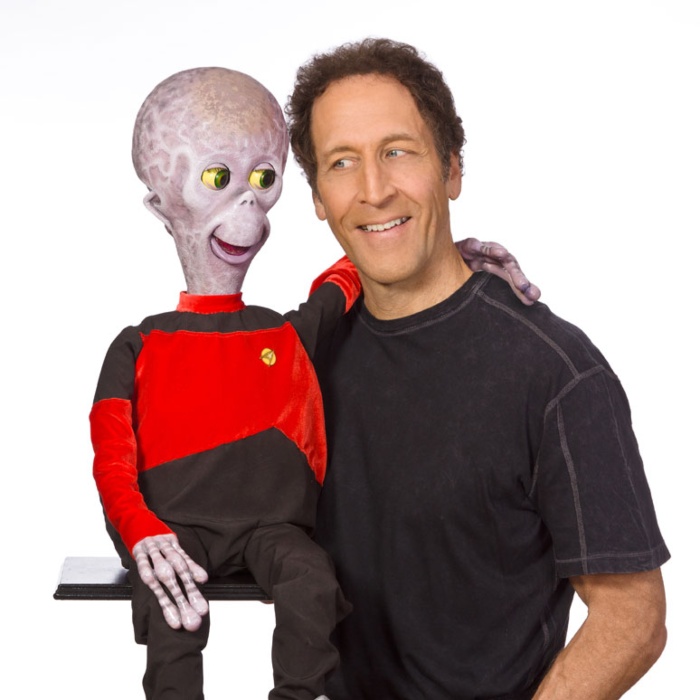Brad Cummings and Alien Puppet