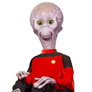 ROZ the alien puppet